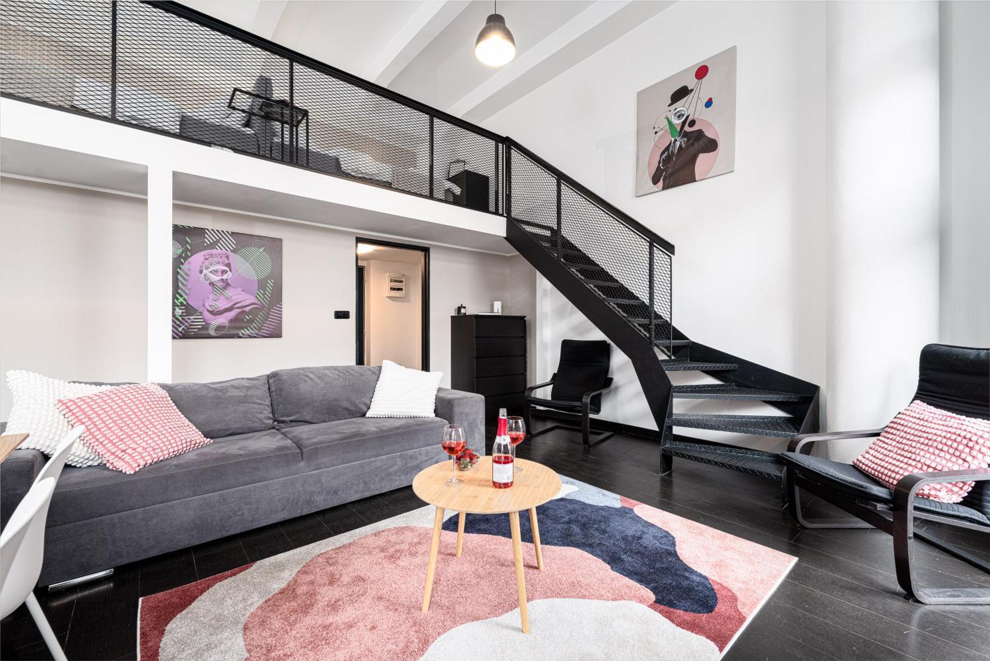 Apartments With Large Balcony, Parking Prag Exteriör bild