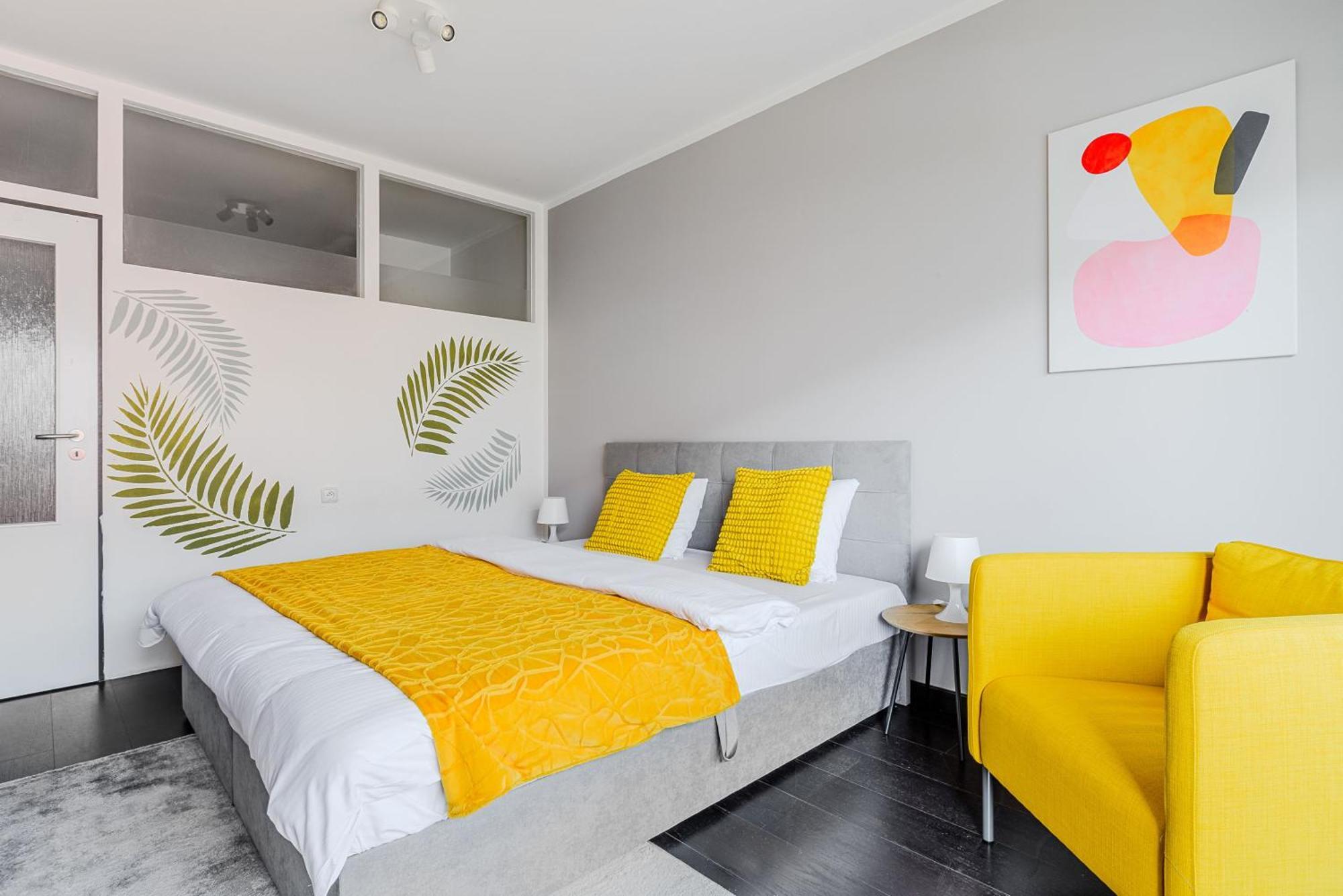Apartments With Large Balcony, Parking Prag Exteriör bild